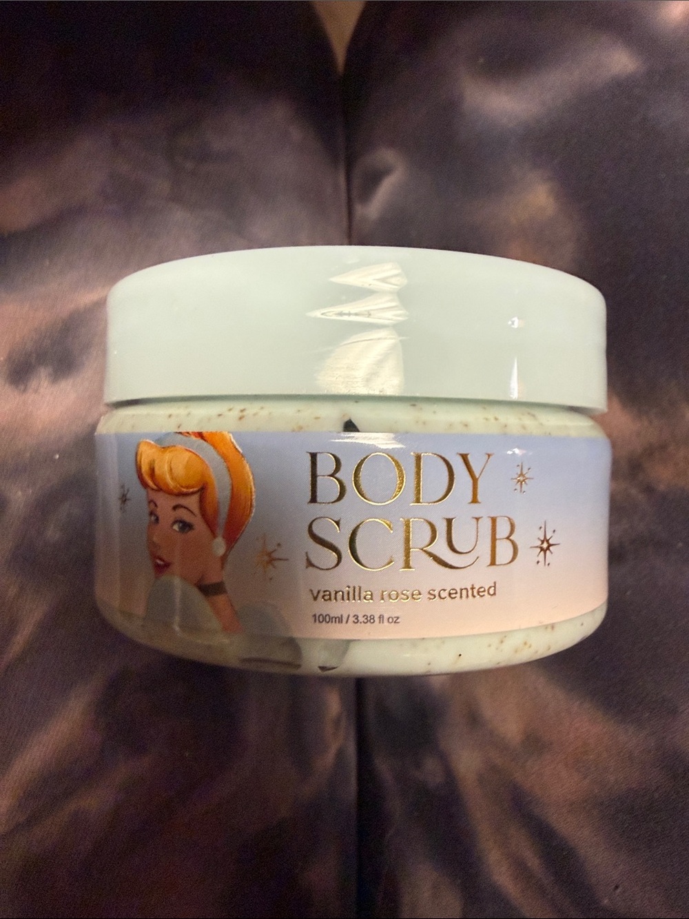 Disney cinderella Body Scrub Vanilla Rose Scented - Light Blue